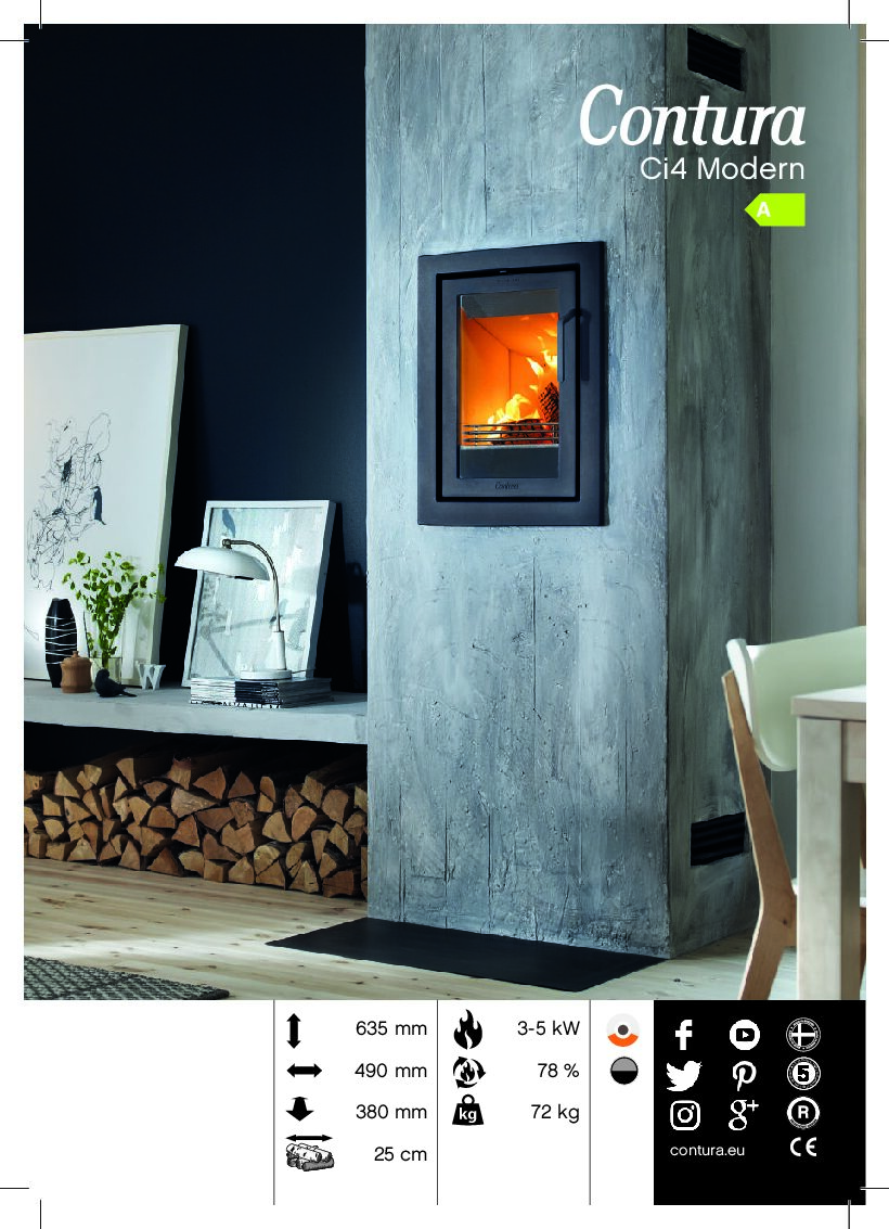 CI4 MODERN 4-SID RAM SVART