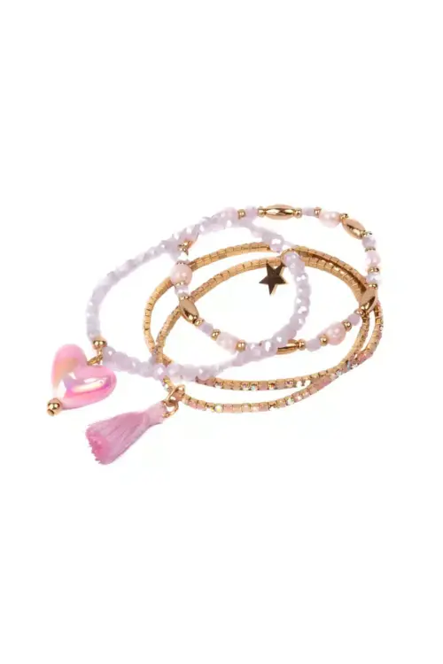 Boutique Luminescent Love Armbandsset (4 delar) – Barn