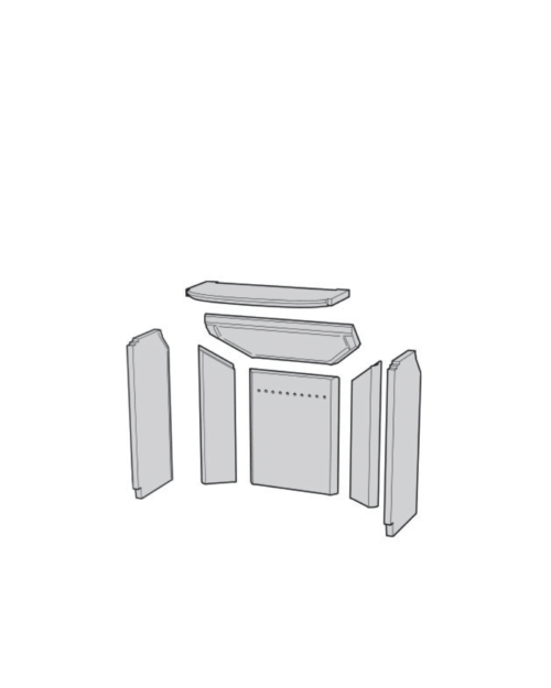 Contura VERMICULITESATS C810/C820/C800 Classic – utan sidoglas