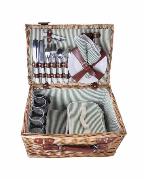 Picknickkorgset Vendela Stor Grön