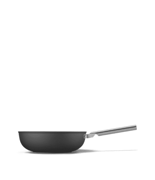 Smeg Keramisk Wokpanna 30 cm Non-Stick Svart – 50’s Style
