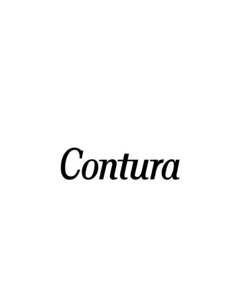 Contura Golvskydd i glas till Contura 586 kort modell med distansfötter